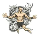 Artem,swimmer,champion tattoo design idea