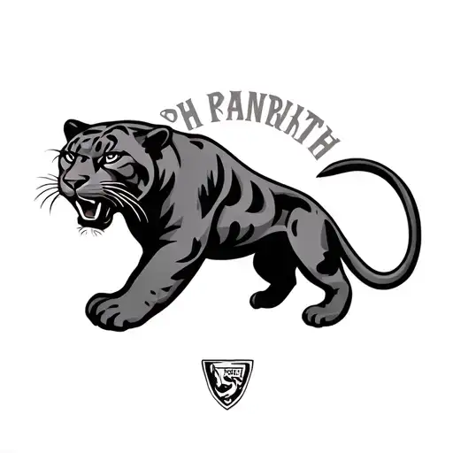 Penrith panthers tattoo design idea