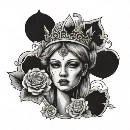 the empress tarot  tattoo design idea