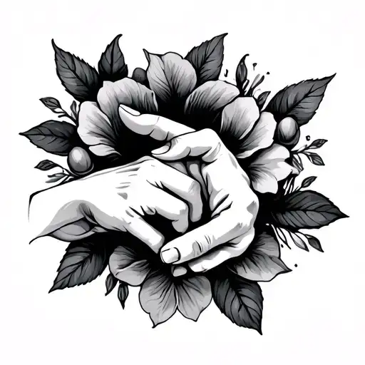 pinky promise tattoo design idea