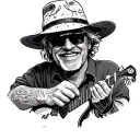 Jimmy Buffett tattoo design idea