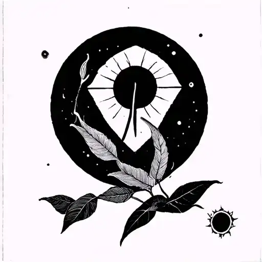 Stick And Poke contemporary art inspired tattoo tattoo design idea