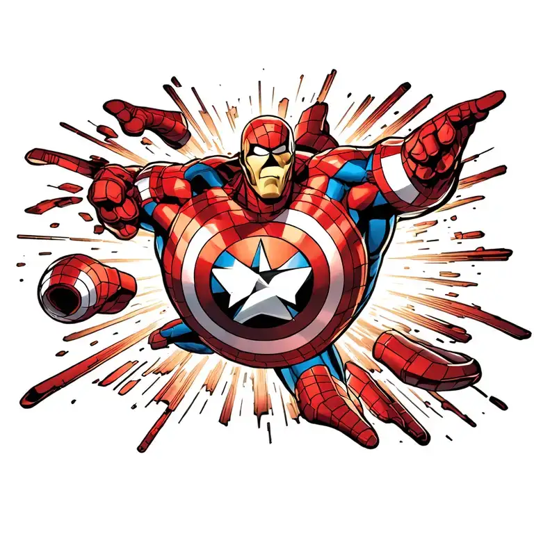Marvel tattoo design idea