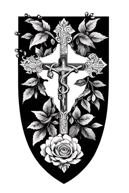 rosary sleeve tattoo  tattoo design idea