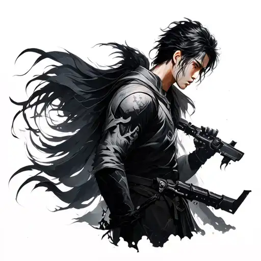 solo leveling sung jin woo and beru tattoo design idea