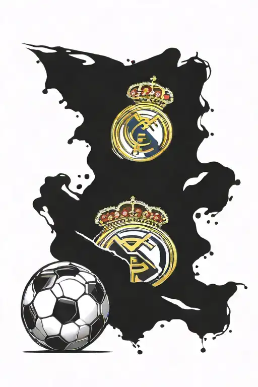 real madrid cibeles tattoo design idea