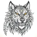 lobo tattoo design idea