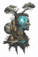 stormlight cryptic spren tattoo design idea