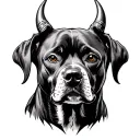 Devil Dog tattoo design idea