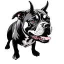 Devil Dog tattoo design idea