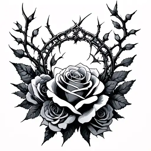 A Court Of Thorns And Roses tattoo design idea