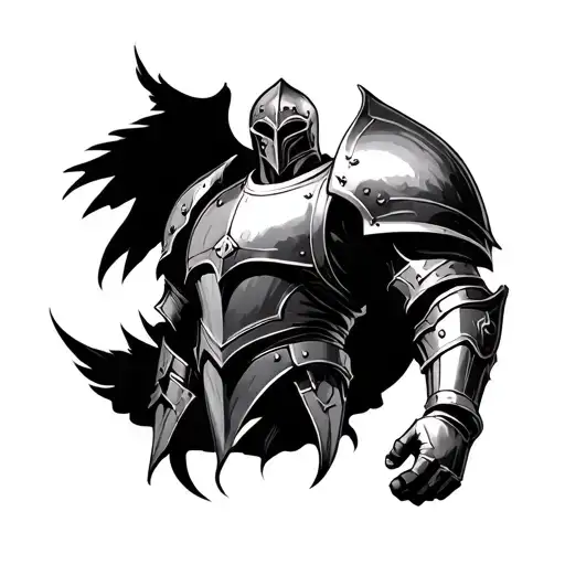 full armor of God tattoo design idea