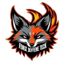 "Fenix Defense Tech" "Fenix Defense Tech" Military War Style Fox Head with Phoenix Body with strength logo tattoo design idea