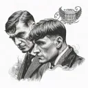 Thomas Shelby  tattoo design idea