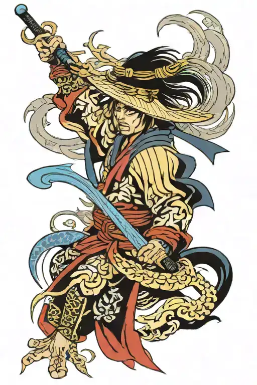 raiden arm tattoo with jap patterns tattoo design idea