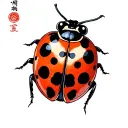 Ladybug tattoo design idea