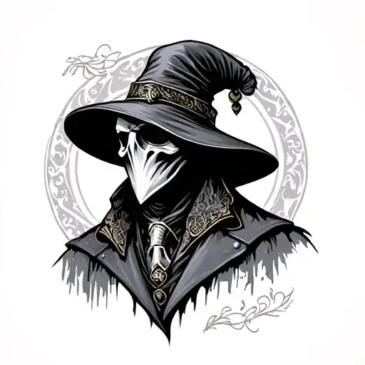 Plague Doctor tattoo design idea
