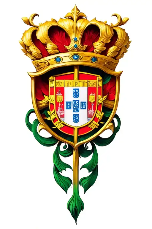 Portuguese Crest tattoo design idea