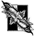 patch work design on arm tattoo design idea
