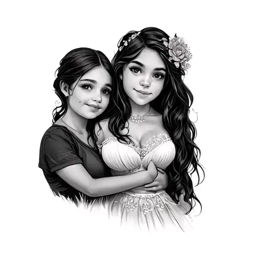 My sn Alex, daughter Amillia and Wife Heather tattoo design idea