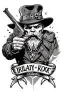 fighting Irish gangster tattoo design idea