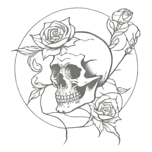even in death even beyond tattoo design idea