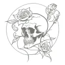 even in death even beyond tattoo design idea