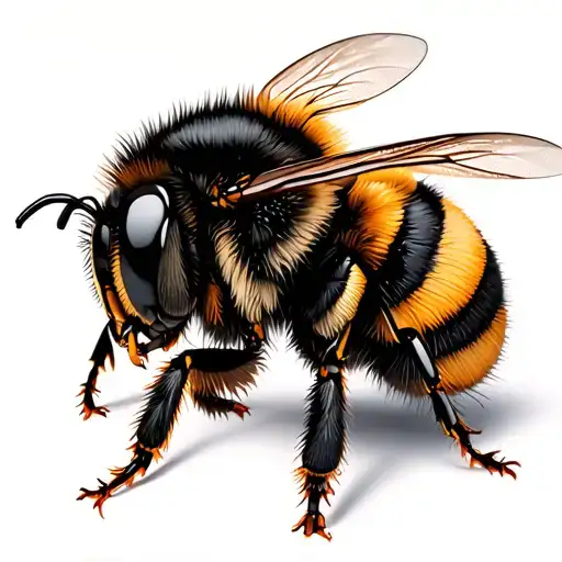 Bumble Bee tattoo design idea