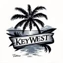 Key West Coordinates tattoo design idea