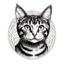 cat memorial tattoo tattoo design idea