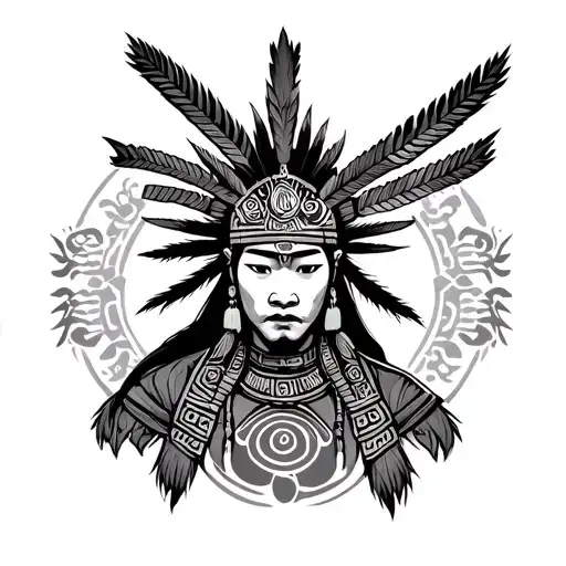 Hmong Shaman tattoo design idea