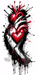 heart. 07/08/2025. love you forever and always tattoo design idea