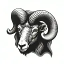 aries ram tattoo design idea