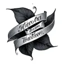 small writing on neck tattoo design idea