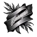 small writing on neck tattoo design idea