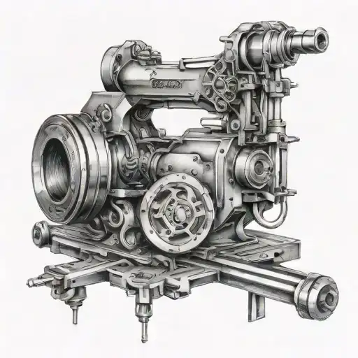 Machinist tattoo design idea