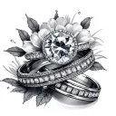 Wedding Ring tattoo design idea