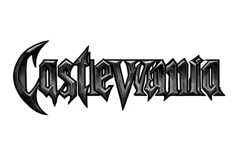 Castlevania tattoo design idea