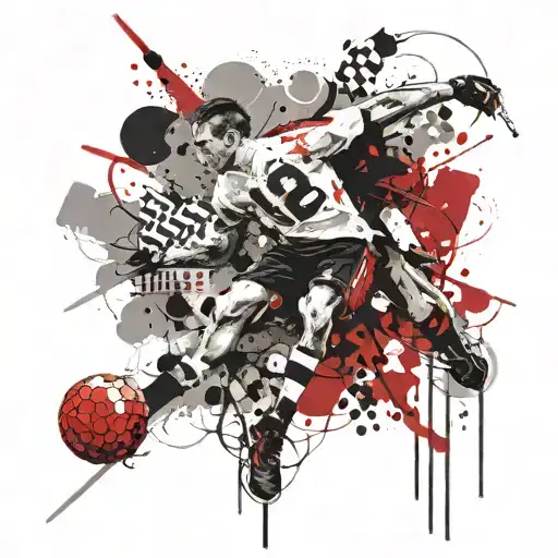 Pursuit of the goal  tattoo design idea