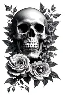 Memento Vivere Memento Mori Sablier tattoo design idea