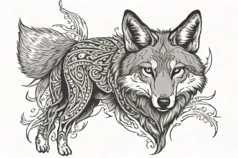 Coyote Starrk tattoo design idea