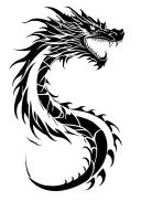 Filler dragon design tattoo design idea
