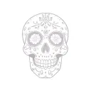 mexican sugar skull tattoo design idea
