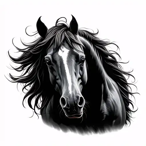 Pale Horse tattoo design idea