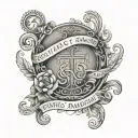 bible verse tattoo design idea