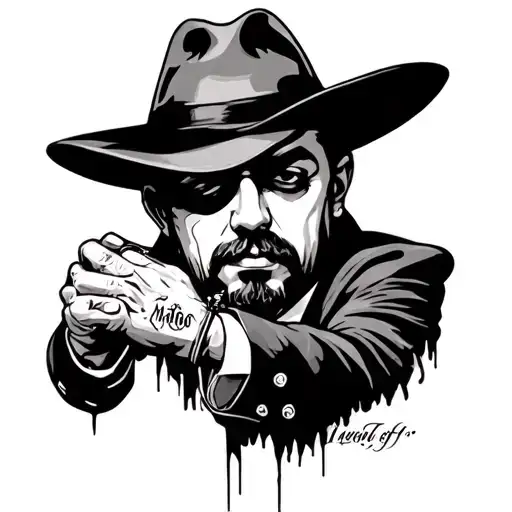 Mafia tattoo design idea