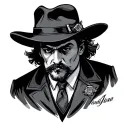 Mafia tattoo design idea