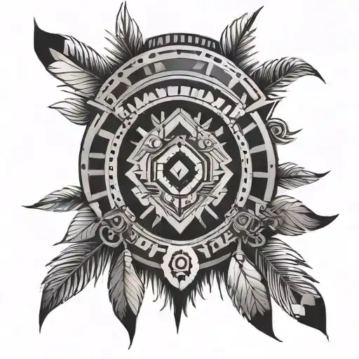 navajo tattoo design idea