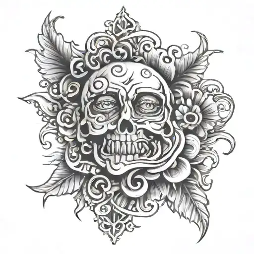 depression hard times tattoo design idea