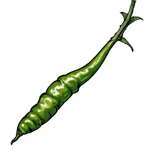 spicy pepper tattoo design idea